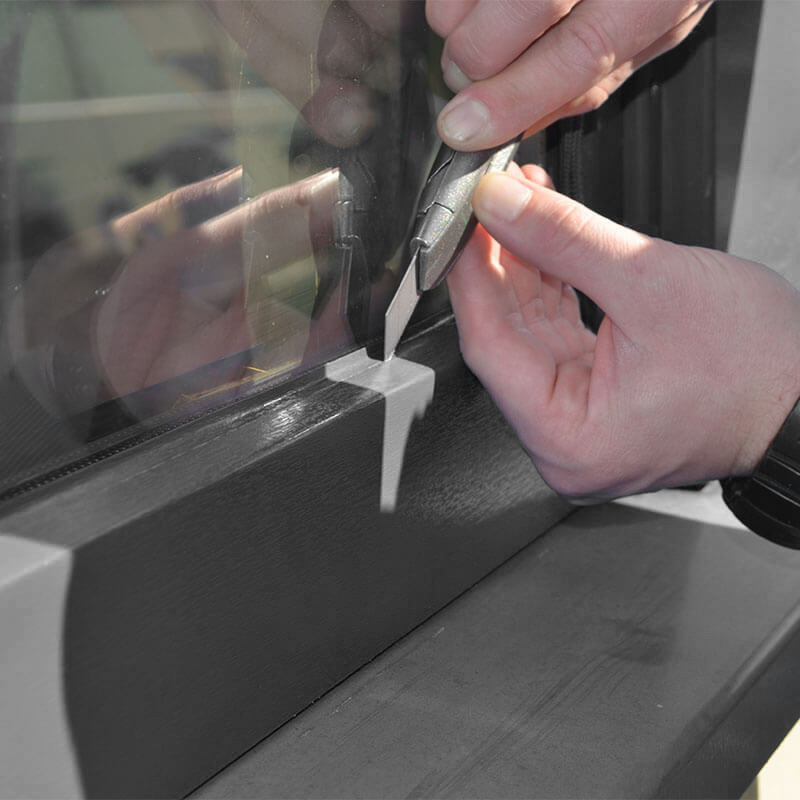 Montageanleitung Schritt 4 Kanten zuschneiden Montageanleitung Schritt 4 Kanten zuschneiden